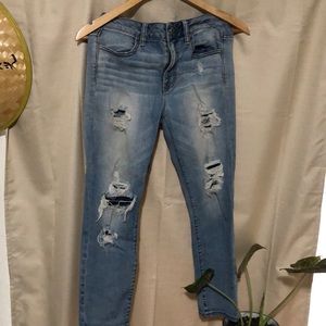 Hi-Rise Jeggings Crop Super Stretch